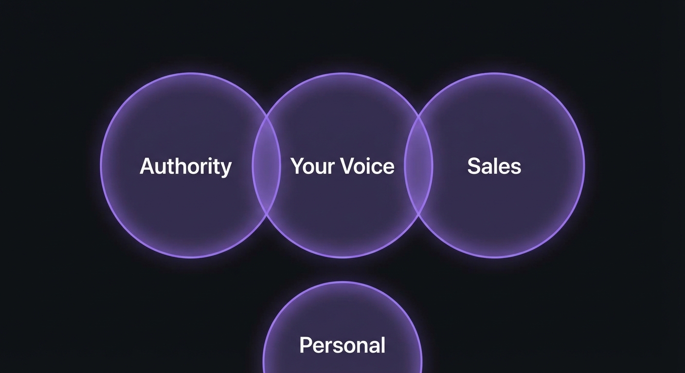 Why we organize your LinkedIn content into three pillars